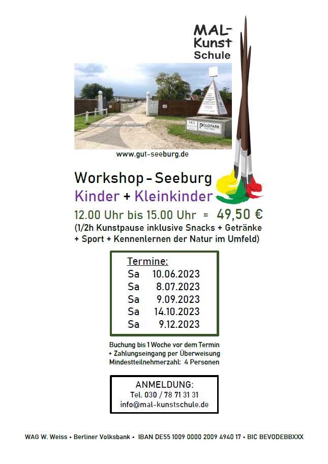 Workshop Seeburg 2023 Kinder + Kleinkinder